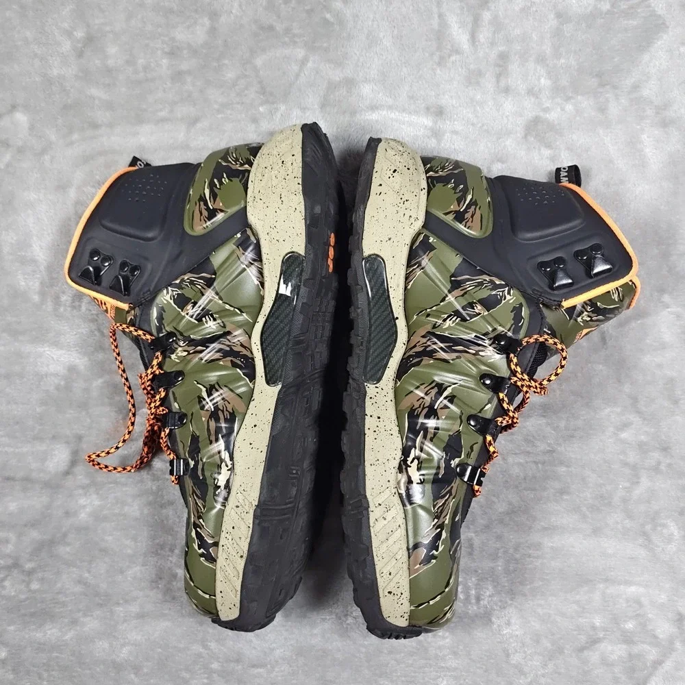 Nike ACG Zoom Meriwether Posite Boots Mens 11 Green Orange Camo 616215 083